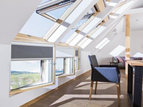 Střešní okna pro nízkoenergetické domy: výhody trojskel