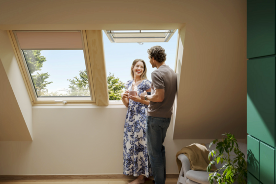 Novinka v segmentu střešních oken VELUX přináší maximální volnost