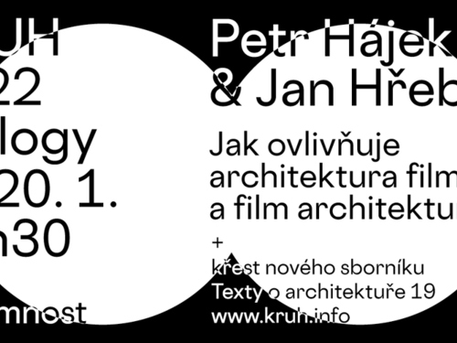 Přednáška Petra Hájka s Janem Hřebejkem: Jak ovlivňuje architektura film a film architekturu?